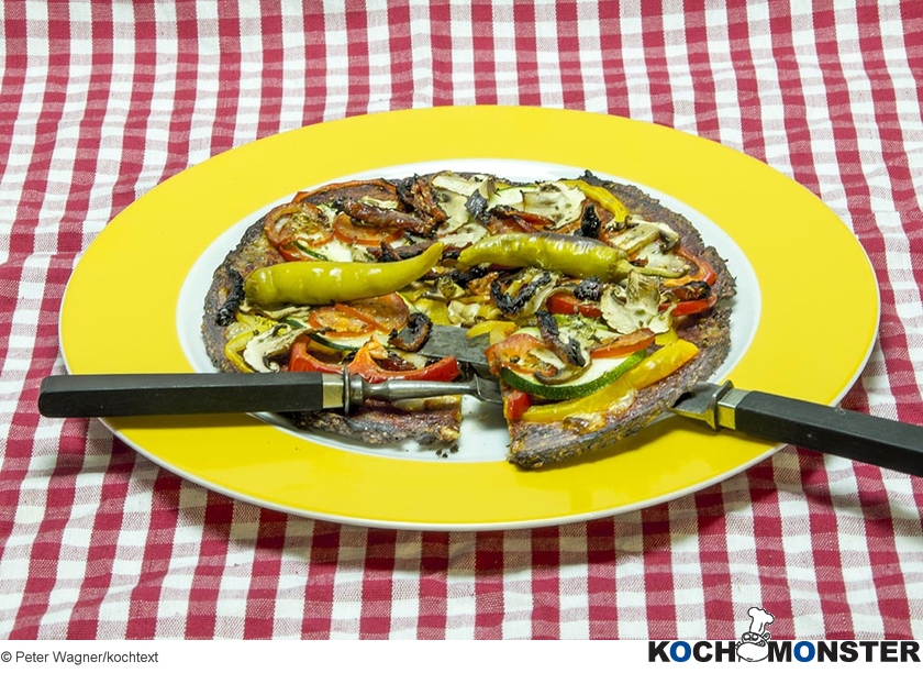 Vegetarische Bluccoli-Pizza  