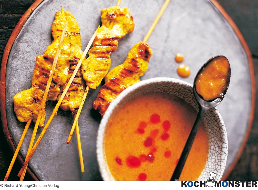 Indonesische Erdnusssauce